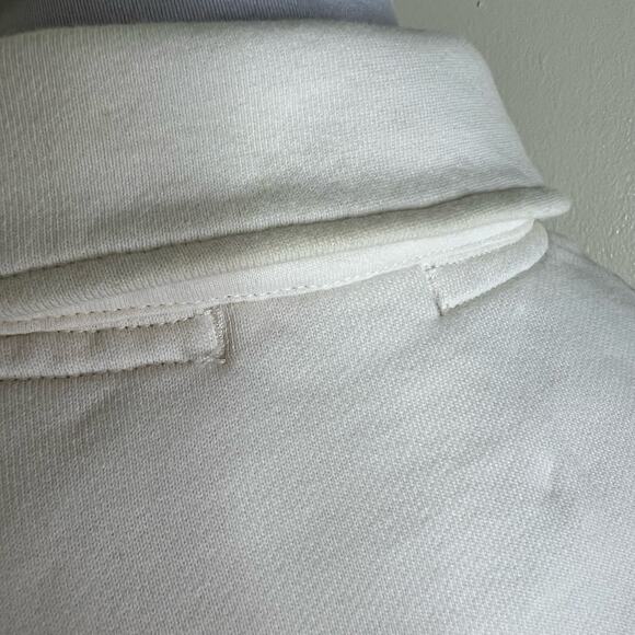 Norse Projects Jorn Quarter Zip Pullover Small Mens Cream Relaxed Casual Preppy - Picture 9 of 9